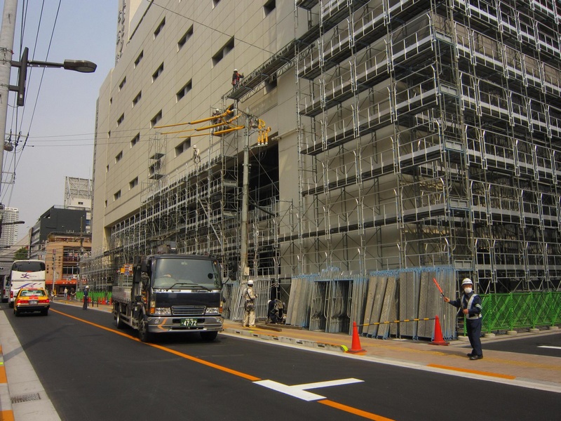 青山日本三年建筑工